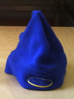 This fleece hat is made from recycled plastic bottles!