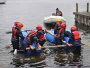 Ambleside 2012: Raft Building - All aboard!