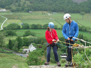Ambleside 2012: Abseiling - Don't look down!