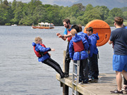 Ambleside 2018: Jumping from the jetty