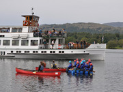 Ambleside 2019: Rafting - Out on the lake