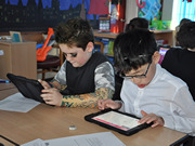 Children using the TT Rock Stars app